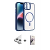 MARSİLYAN™- iPhone 11 Kılıf Yadigar Asil Koleksiyonu - Siyah Bilvis 3D Mat Cam Ekran Koruyucu + Raze Metal Kamera Lens - GS