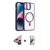 MARSİLYAN™- iPhone 11 Kılıf Yadigar Asil Koleksiyonu - Siyah Bilvis 3D Mat Cam Ekran Koruyucu + Raze Metal Kamera Lens - SH