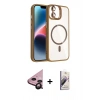 MARSİLYAN™- iPhone 11 Kılıf Yadigar Asil Koleksiyonu - Siyah Bilvis 3D Mat Cam Ekran Koruyucu + Raze Metal Kamera Lens - SH