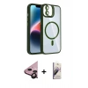 MARSİLYAN™- iPhone 11 Kılıf Yadigar Asil Koleksiyonu - Siyah Bilvis 3D Mat Cam Ekran Koruyucu + Raze Metal Kamera Lens - SH