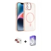 MARSİLYAN™- iPhone 11 Kılıf Yadigar Asil Koleksiyonu - Siyah Bilvis 5in1 3D Magic Cam Ekran Koruyucu + Pers Alüminyum Kamera Lens - KI
