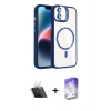 MARSİLYAN™- iPhone 11 Kılıf Yadigar Asil Koleksiyonu - Siyah Bilvis 5in1 3D Magic Cam Ekran Koruyucu + Şeffaf Kamera Lens Koruma Cam