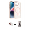 MARSİLYAN™- iPhone 11 Kılıf Yadigar Asil Koleksiyonu - Siyah Bilvis Hayalet Cam Ekran Koruyucu + Pers Alüminyum Kamera Lens - KI