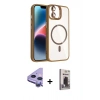 MARSİLYAN™- iPhone 11 Kılıf Yadigar Asil Koleksiyonu - Siyah Bilvis Hayalet Cam Ekran Koruyucu + Raze Metal Kamera Lens - MR