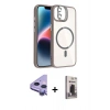 MARSİLYAN™- iPhone 11 Kılıf Yadigar Asil Koleksiyonu - Siyah Bilvis Hayalet Cam Ekran Koruyucu + Raze Metal Kamera Lens - MR