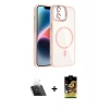 MARSİLYAN™- iPhone 11 Kılıf Yadigar Asil Koleksiyonu - Siyah Buffer Cam Ekran Koruyucu + Kamera Lens Koruma Cam - SF