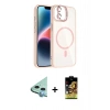 MARSİLYAN™- iPhone 11 Kılıf Yadigar Asil Koleksiyonu - Siyah Buffer Cam Ekran Koruyucu + Raze Metal Kamera Lens - MI