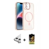 MARSİLYAN™- iPhone 11 Kılıf Yadigar Asil Koleksiyonu - Siyah Buffer Cam Ekran Koruyucu + Raze Metal Kamera Lens - GS