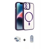 MARSİLYAN™- iPhone 11 Kılıf Yadigar Asil Koleksiyonu - Siyah Joko Magic 5D Cam + Pers Alüminyum Kamera Lens - GI