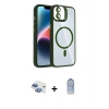 MARSİLYAN™- iPhone 11 Kılıf Yadigar Asil Koleksiyonu - Siyah Joko Magic 5D Cam + Pers Alüminyum Kamera Lens - GI