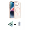 MARSİLYAN™- iPhone 11 Kılıf Yadigar Asil Koleksiyonu - Siyah Joko Magic 5D Cam + Mavi Raze Metal Kamera Lens