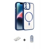 MARSİLYAN™- iPhone 11 Kılıf Yadigar Asil Koleksiyonu - Siyah Joko Magic 5D Cam + Renkli Kamera Lens Koruma Cam - PE