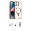 MARSİLYAN™- iPhone 11 Kılıf Yadigar Asil Koleksiyonu - Siyah Joko Magic 5D Cam + Renkli Kamera Lens Koruma Cam - PE