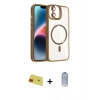 MARSİLYAN™- iPhone 11 Kılıf Yadigar Asil Koleksiyonu - Siyah Joko Magic 5D Cam + Rainbow Kamera Lens Koruma Cam - KI