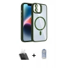 MARSİLYAN™- iPhone 11 Kılıf Yadigar Asil Koleksiyonu - Siyah Joko Magic 5D Cam + Kamera Lens Koruma Cam - SF