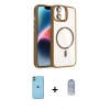MARSİLYAN™- iPhone 11 Kılıf Yadigar Asil Koleksiyonu - Siyah Joko Magic 5D Cam + Neon Fosforlu Kamera Lens - YL
