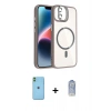 MARSİLYAN™- iPhone 11 Kılıf Yadigar Asil Koleksiyonu - Siyah Joko Magic 5D Cam + Neon Fosforlu Kamera Lens - YL