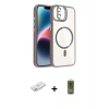 MARSİLYAN™- iPhone 11 Kılıf Yadigar Asil Koleksiyonu - Siyah Joko Magic 5D Hayalet Cam + Renkli Kamera Lens Koruma Cam - PE