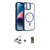 MARSİLYAN™- iPhone 11 Kılıf Yadigar Asil Koleksiyonu - Siyah Joko Magic 5D Hayalet Cam + Raze Metal Kamera Lens - GS