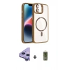 MARSİLYAN™- iPhone 11 Kılıf Yadigar Asil Koleksiyonu - Siyah Joko Magic 5D Hayalet Cam + Raze Metal Kamera Lens - MR