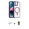 MARSİLYAN™- iPhone 11 Kılıf Yadigar Asil Koleksiyonu - Siyah Joko Magic 5D Hayalet Cam + Renkli Kamera Lens Koruma Cam - SI