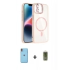 MARSİLYAN™- iPhone 11 Kılıf Yadigar Asil Koleksiyonu - Siyah Joko Magic 5D Hayalet Cam + Neon Fosforlu Kamera Lens - TU
