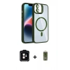 MARSİLYAN™- iPhone 11 Kılıf Yadigar Asil Koleksiyonu - Siyah Joko Magic 5D Hayalet Cam + PVD Metal Kamera Lens - TU