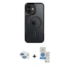 MARSİLYAN™- iPhone 11 Kılıf Yadigar Klasik Özel Seri - Şeffaf Royal Nano Ekran Koruyucu + Pers Alüminyum Kamera Lens - GI