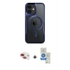 MARSİLYAN™- iPhone 11 Kılıf Yadigar Klasik Özel Seri - Şeffaf Royal Nano Ekran Koruyucu + Pers Alüminyum Kamera Lens - KI