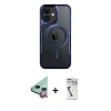 MARSİLYAN™- iPhone 11 Kılıf Yadigar Klasik Özel Seri - Şeffaf Uv Polymer Nano Ekran Koruyucu + Raze Metal Kamera Lens - KI