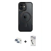 MARSİLYAN™- iPhone 11 Kılıf Yadigar Klasik Özel Seri - Şeffaf Uv Polymer Nano Ekran Koruyucu + Pers Alüminyum Kamera Lens - LT