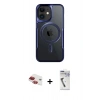 MARSİLYAN™- iPhone 11 Kılıf Yadigar Klasik Özel Seri - Şeffaf Uv Polymer Nano Ekran Koruyucu + Pers Alüminyum Kamera Lens - KI