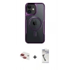 MARSİLYAN™- iPhone 11 Kılıf Yadigar Klasik Özel Seri - Şeffaf Uv Polymer Nano Ekran Koruyucu + Pers Alüminyum Kamera Lens - KI