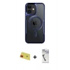 MARSİLYAN™- iPhone 11 Kılıf Yadigar Klasik Özel Seri - Şeffaf Uv Polymer Nano Ekran Koruyucu + Rainbow Kamera Lens Koruma Cam - KI