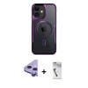 MARSİLYAN™- iPhone 11 Kılıf Yadigar Klasik Özel Seri - Şeffaf Uv Polymer Nano Ekran Koruyucu + Raze Metal Kamera Lens - MR
