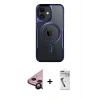 MARSİLYAN™- iPhone 11 Kılıf Yadigar Klasik Özel Seri - Şeffaf Uv Polymer Nano Ekran Koruyucu + Raze Metal Kamera Lens - SH