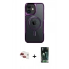 MARSİLYAN™- iPhone 11 Kılıf Yadigar Klasik Özel Seri - Siyah 360 Mat Full Body Arka Koruyucu + Pers Alüminyum Kamera Lens - KI