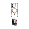 MARSİLYAN™- iPhone 11 Kılıf Yadigar Klasik Özel Seri - Siyah 3D Antistatik Mat Seramik Nano Ekran Koruyucu