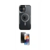 MARSİLYAN™- iPhone 11 Kılıf Yadigar Klasik Özel Seri - Siyah 3D Antistatik Mat Seramik Nano Ekran Koruyucu