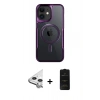 MARSİLYAN™- iPhone 11 Kılıf Yadigar Klasik Özel Seri - Siyah 6D Antistatik Mat Seramik Hayalet Nano Ekran Koruyucu + Raze Metal Kamera Lens - GS