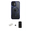 MARSİLYAN™- iPhone 11 Kılıf Yadigar Klasik Özel Seri - Siyah 6D Antistatik Mat Seramik Hayalet Nano Ekran Koruyucu + Renkli Kamera Lens Koruma Cam - YL