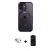 MARSİLYAN™- iPhone 11 Kılıf Yadigar Klasik Özel Seri - Siyah 6D Antistatik Mat Seramik Hayalet Nano Ekran Koruyucu + Pers Alüminyum Kamera Lens - GD