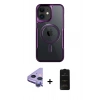 MARSİLYAN™- iPhone 11 Kılıf Yadigar Klasik Özel Seri - Siyah 6D Antistatik Mat Seramik Hayalet Nano Ekran Koruyucu + Raze Metal Kamera Lens - MR