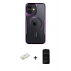 MARSİLYAN™- iPhone 11 Kılıf Yadigar Klasik Özel Seri - Siyah 6D Antistatik Mat Seramik Hayalet Nano Ekran Koruyucu + Renkli Kamera Lens Koruma Cam - SI