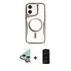 MARSİLYAN™- iPhone 11 Kılıf Yadigar Klasik Özel Seri - Siyah 6D Antistatik Mat Seramik Hayalet Nano Ekran Koruyucu + Raze Metal Kamera Lens - KI