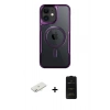 MARSİLYAN™- iPhone 11 Kılıf Yadigar Klasik Özel Seri - Siyah 6D Antistatik Mat Seramik Hayalet Nano Ekran Koruyucu + Renkli Kamera Lens Koruma Cam - SI