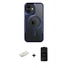 MARSİLYAN™- iPhone 11 Kılıf Yadigar Klasik Özel Seri - Siyah 6D Antistatik Mat Seramik Hayalet Nano Ekran Koruyucu + Renkli Kamera Lens Koruma Cam - SI