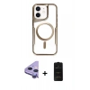 MARSİLYAN™- iPhone 11 Kılıf Yadigar Klasik Özel Seri - Siyah 6D Antistatik Mat Seramik Hayalet Nano Ekran Koruyucu + Raze Metal Kamera Lens - MR