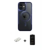 MARSİLYAN™- iPhone 11 Kılıf Yadigar Klasik Özel Seri - Siyah 6D Antistatik Mat Seramik Hayalet Nano Ekran Koruyucu + Renkli Kamera Lens Koruma Cam - SI