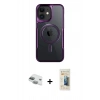 MARSİLYAN™- iPhone 11 Kılıf Yadigar Klasik Özel Seri - Siyah 6D Mat Seramik Hayalet Nano Ekran Koruyucu + Pers Alüminyum Kamera Lens - YL